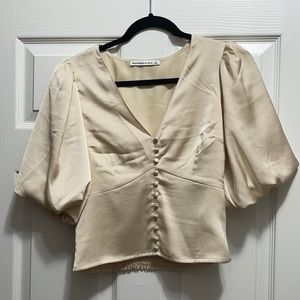 Abercrombie and Fitch Satin Shirt